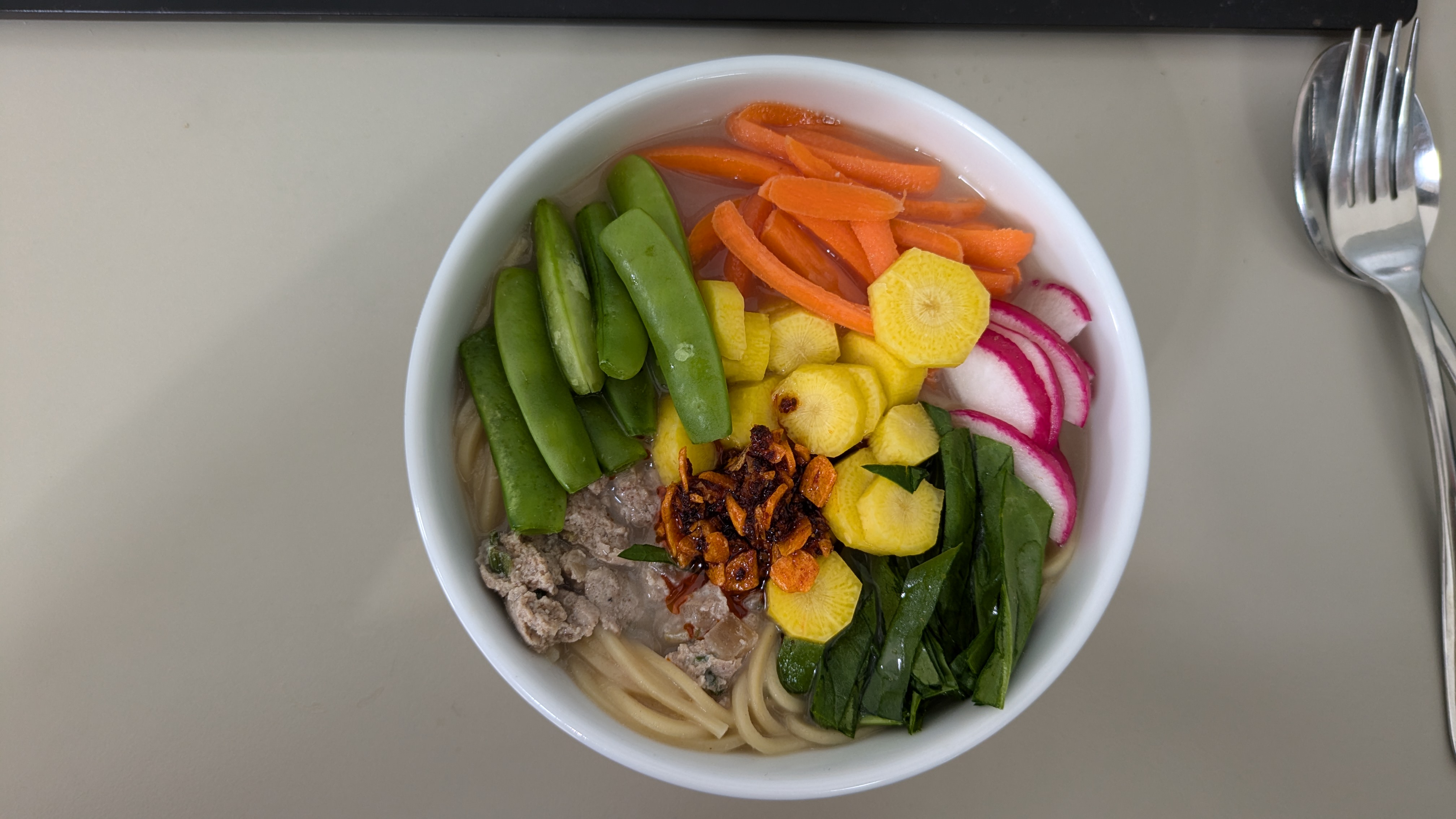 Spicy vegetable and beef soup