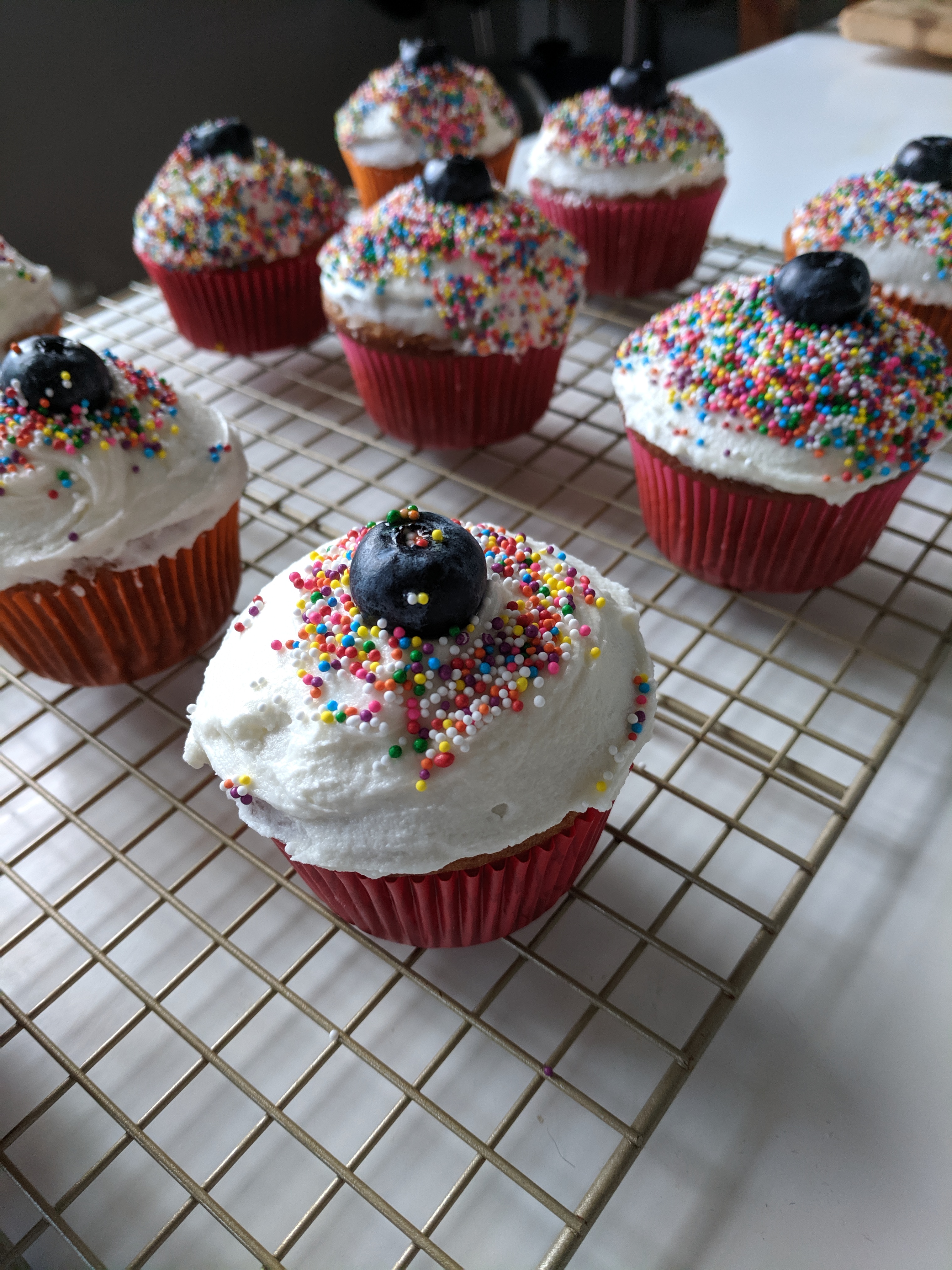 Cupcakes for my daughter's 4th birthday.